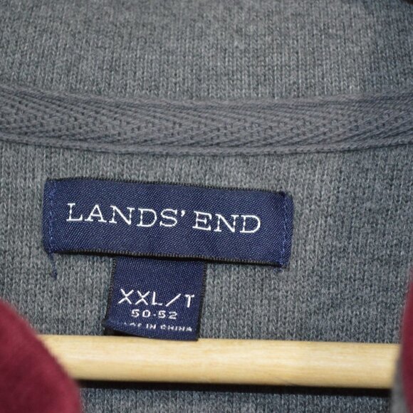 Land's End  Maroon Pullover XXL/T 50-52 - Picture 2 of 4